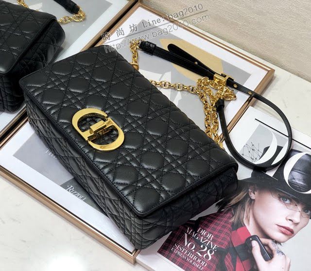 Dior女包 迪奧Caro鏈條包 Dior肩背斜挎包  dfk1802